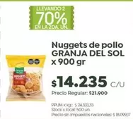 Granja del Sol - Nuggets de pollo