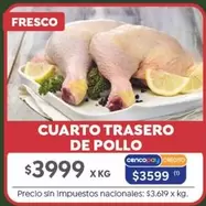 X$ - CUARTO TRASERO DE POLLO