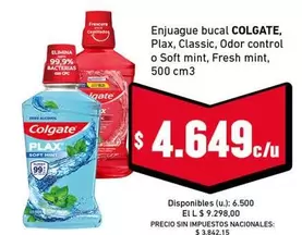 Colgate - Enjuague bucal