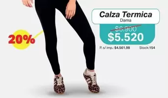 Calza Termica Dama
