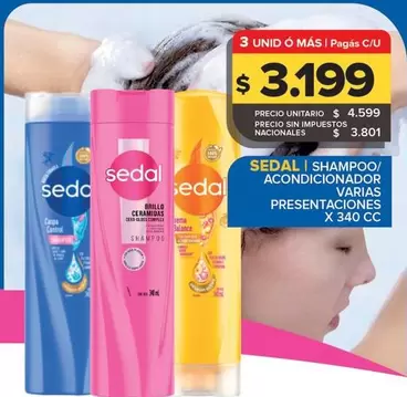 Sedal - SHAMPOO/ACONDICIONADOR