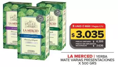 La Merced - YERBA MATE