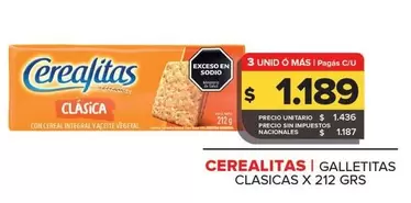 Cerealitas - GALLETITAS CLASICAS