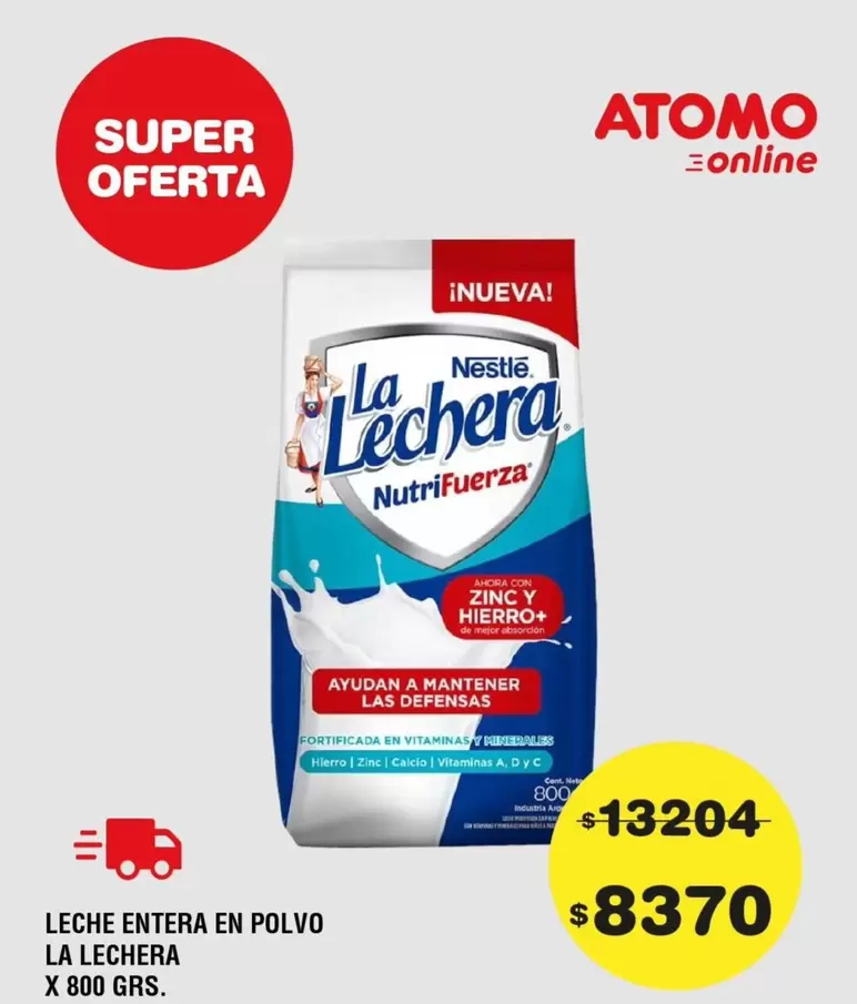 La Lechera - Leche Entera en Polvo