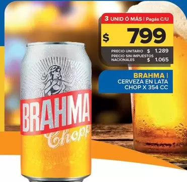 Brahma - Cerveza en Lata