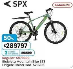 Origen - Bicicleta Mountain Bike BT3 Cod. 529206