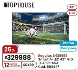 Smart Tv LED 43" FHD TH4325FS5A