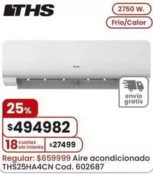 Aire acondicionado THS25HA4CN