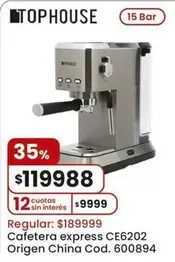 Express - Cafetera express CE6202