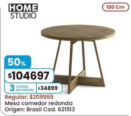 Origen - Mesa comedor redonda Cod. 621513