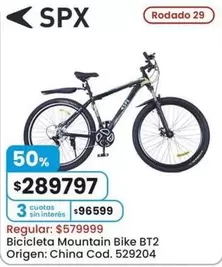 Origen - Bicicleta Mountain Bike BT2