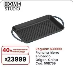 Origen - Plancha hierro enlozado Cod. 598769