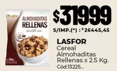 Lasfor - Almohaditas Rellenas Cereal
