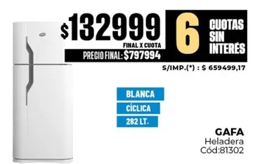 Gafa - Heladera C
uevoacute;d:81302