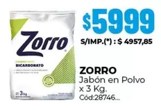 Zorro - Jabón en Polvo Cód:28746