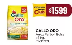 Gallo Oro - Arroz Parboil Bolsa