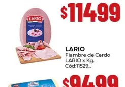 Lario - Fiambré de Cerdo LARIO x Kg.