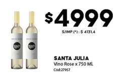 Santa Julia - Vino Rose x 750 ML Cód:27957