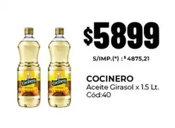 Cocinero - Aceite Girasol