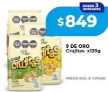9 de oro - Crujitas