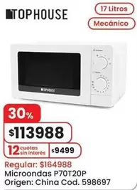 Origen - Microondas P70T20P