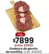 X$ - Osobuco de garrón de novillito, Cod. 41463(1)