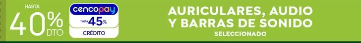 Auriculares, Audio y Barras de Sonido