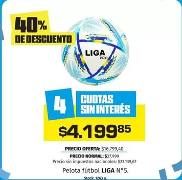 Pro - Pelota fútbol