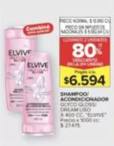 Elvive - SHAMPOO/ ACONDICIONADOR GLYCO GLOSS/ DREAM LISO