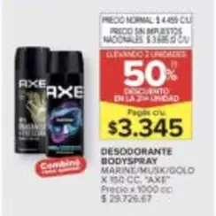 Axe - DESODORANTE BODYSPRAY MARINE/MUSK/GOLD