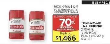Amanda - Yerba Mate Tradicional