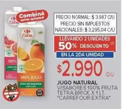 Carrefour - JUGO NATURAL