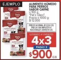 Class - ALIMENTO HÚMEDO PARA PERROS SABOR CARNE