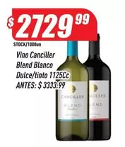 Canciller - Vino Blend Blanco Dulce/tinto