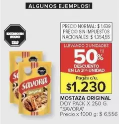 Savora - MOSTAZA ORIGINAL