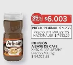 Arlistán - Infusión a base de café