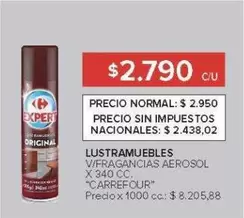 Carrefour - Lustramuebles V/Fragancias Aerosol