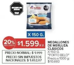 Porto Belo - Medallones de Merluza