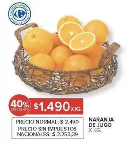 Carrefour - NARANJA DE JUGO