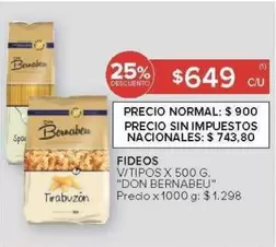 X$ - FIDEOS V/TIPOS