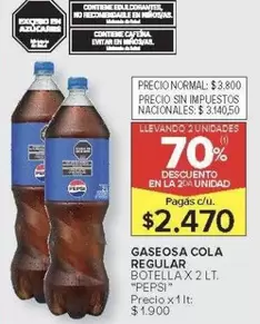 Pepsi - GASEOSA COLA REGULAR