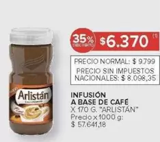 Arlistán - Infusión a base de café