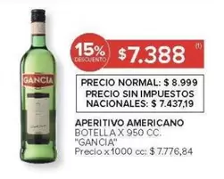 Gancia - APERITIVO AMERICANO