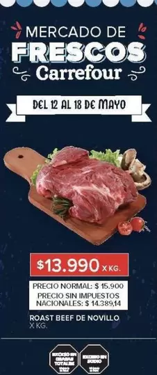 Carrefour - ROAST BEEF DE NOVILLO