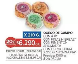 X$ - QUESO DE CAMPO