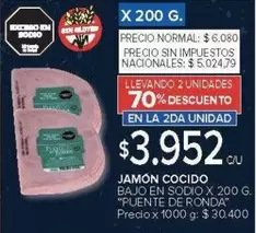 X$ - JAMÓN COCIDO