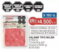 Chacra 43 - SALAME TIPO MILÁN