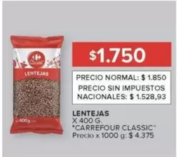 Carrefour - Lentejas