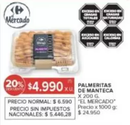 X$ - PALMERITAS DE MANTECA