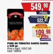 Santa Isabel - PURE DE TOMATES